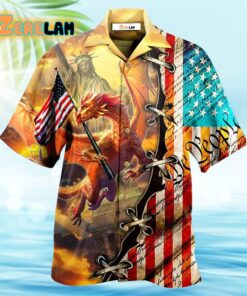 Dragon American Love Life So Cool Hawaiian Shirt