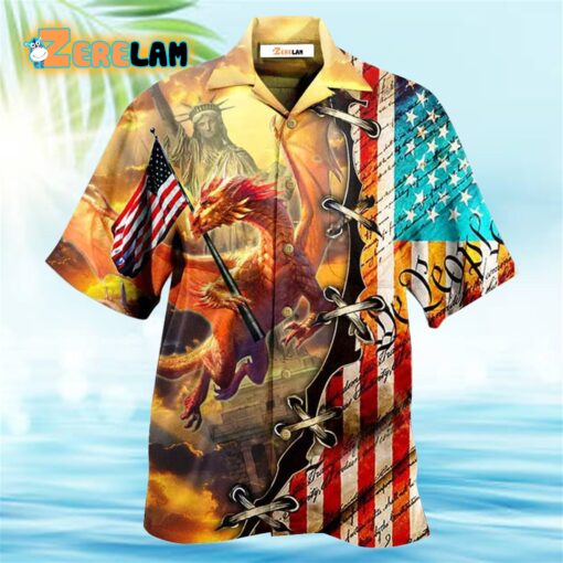 Dragon American Love Life So Cool Hawaiian Shirt