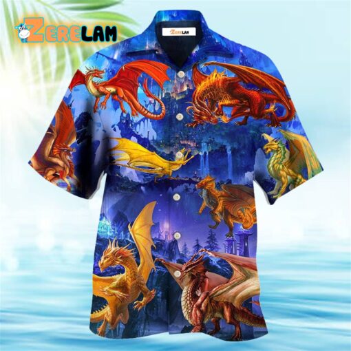 Dragon Fantasy Style Hawaiian Shirt