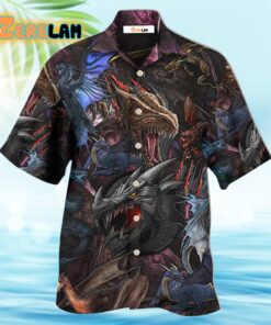 Dragon In A Mystery World Hawaiian Shirt