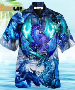 Dragon Love Life Amazing Color Hawaiian Shirt