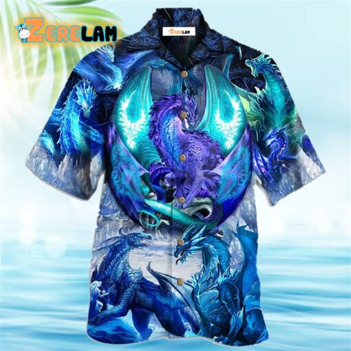 Dragon Love Life Amazing Color Hawaiian Shirt