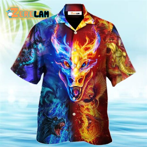 Dragon Love Life Amazing Style Hawaiian Shirt