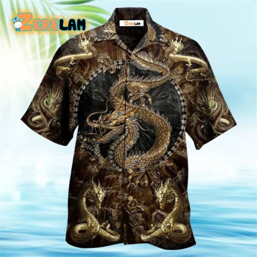 Dragon Love Life Colorful Hawaiian Shirt