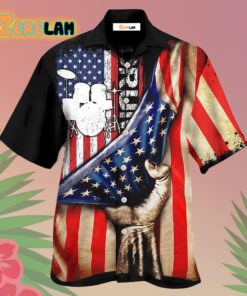 Drum Independence Day Hawaiian Shirt