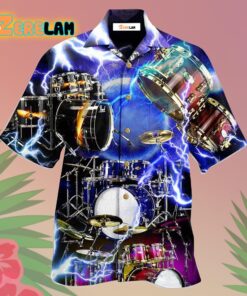Drum Is My Cardio Lighting Style Hawaiian Shirt