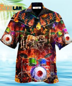 Drum Music Is My Life My Soul Hawaiian Shirt