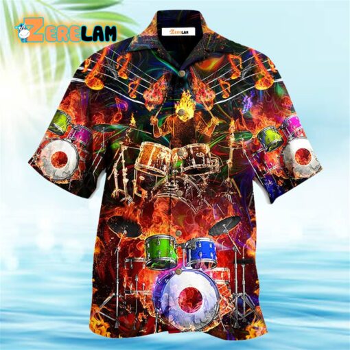 Drum Music Is My Life My Soul Hawaiian Shirt