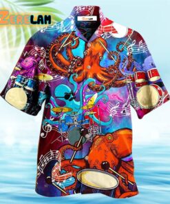 Octopus Dance To The Beat Of Your Own Drum Hawaiian Shirt