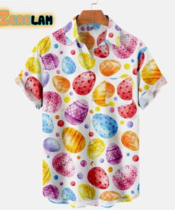 Easter Egg Colorful Pattern Art Hawaiian Shirt