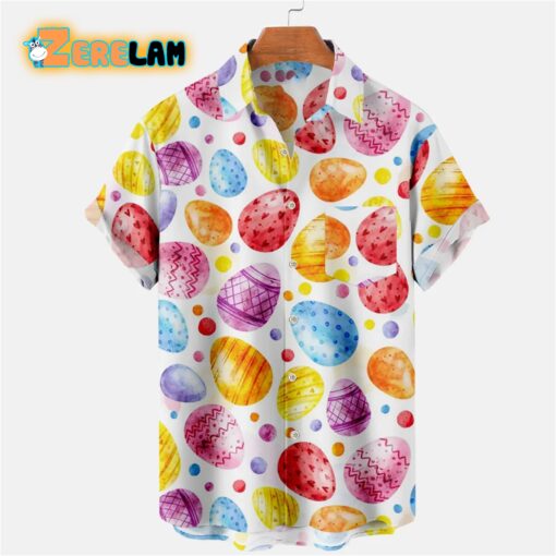 Easter Egg Colorful Pattern Art Hawaiian Shirt