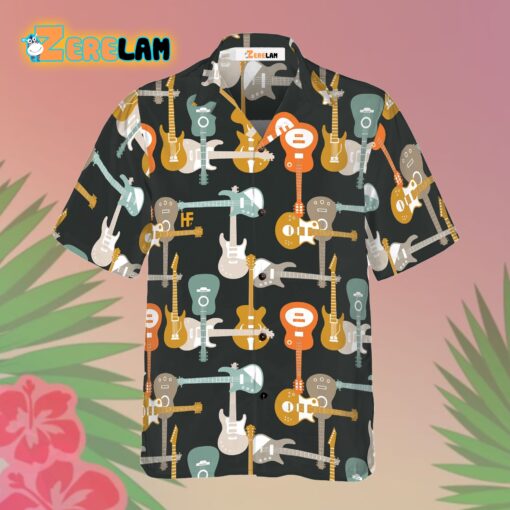 Electric Guitars Hawaiian Shirt