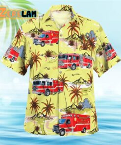 Exeter Fire Department Headquarters Station Hawaiian Shirt