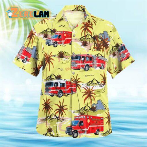 Exeter Fire Department Headquarters Station Hawaiian Shirt