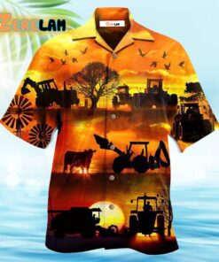 Farm Work Till The Job Gets Done Hawaiian Shirt