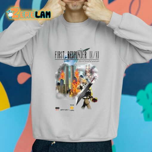 First Responder 9 11 Final Fantasy Shirt