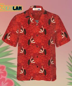 Flamenco Seamless Pattern Hawaiian Shirt