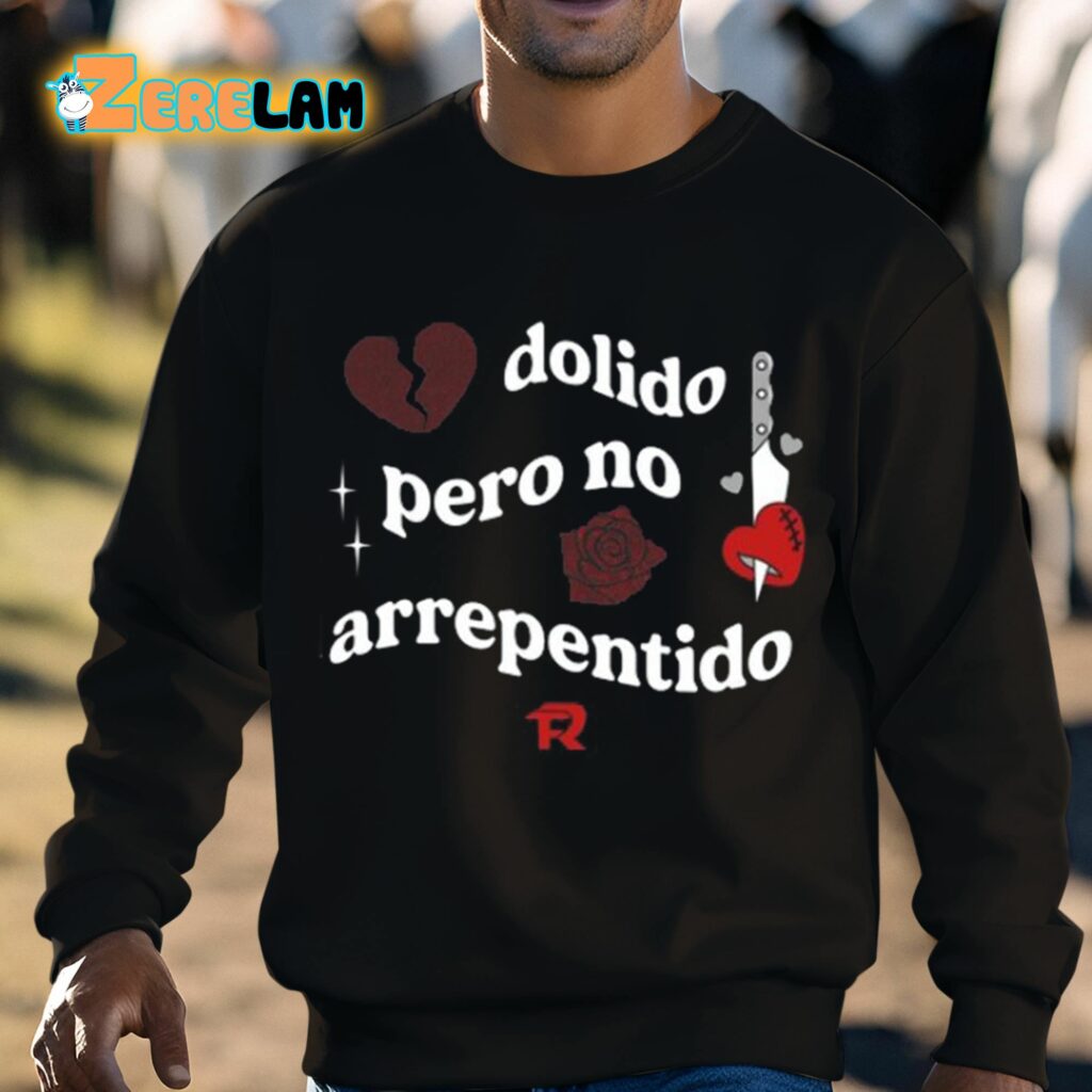 Fuerza Regida Dolido Pero No Arrepentido Shirt - Zerelam