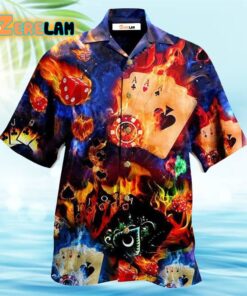 Gambling Life Like Poker Has An Element Of Risk Hawaiian Shirt