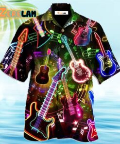 Guitar Music All You Need Is A Guitar Hawaiian Shirt