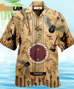 Guitar Music Amazing Guitar Vintage Hawaiian Shirt