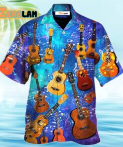 Guitar Ukulele Love Forever Hawaiian Shirt