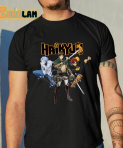 Haikyuu Sk8 The Infinity Attack On Titan Shirt