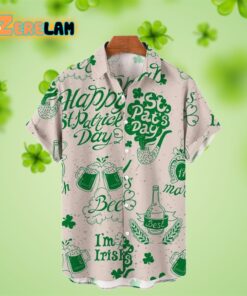 Happy St Patrick’s Day 17th March Best Beer Hawaiian Shirt