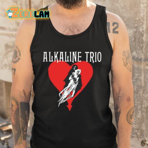 Heart Swept Alkaline Trio Shirt