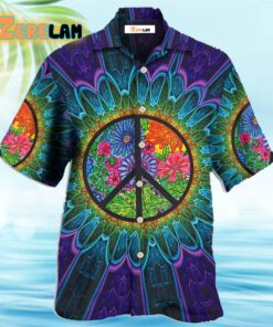 Hippie Sign Style Lover Hippie Hawaiian Shirt