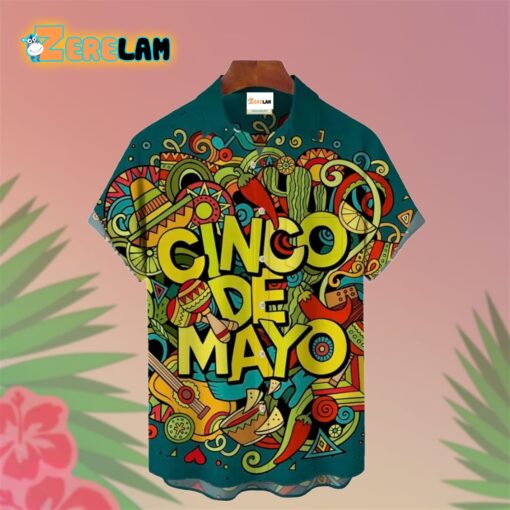 Holiday Cinco De Mayo Elements Hawaiian Shirt