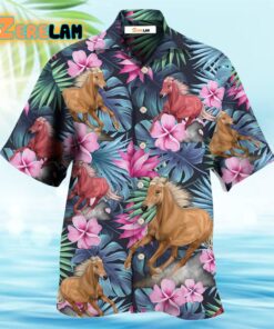 Horse Tropical Summer Vibes Hawaiian Shirt