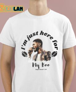 I’m Just Here For My Boo Usher Halftime Show Shirt