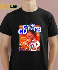 Jalen Brunson CapN Clutch Naturally Clutch Oat Brun Cereal Shirt 1 1
