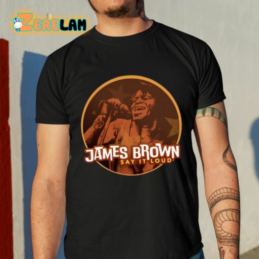 James Brown Say It Loud Stars Shirt