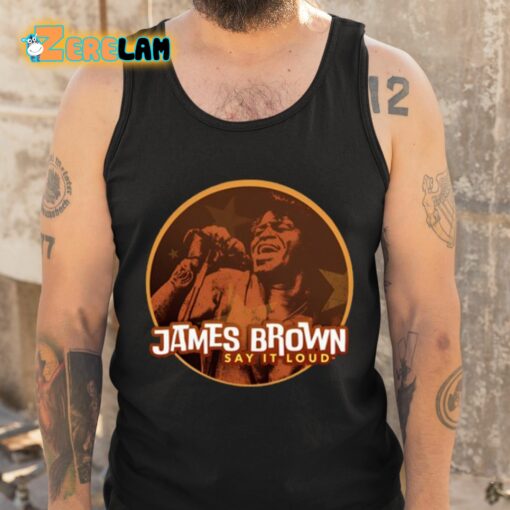 James Brown Say It Loud Stars Shirt