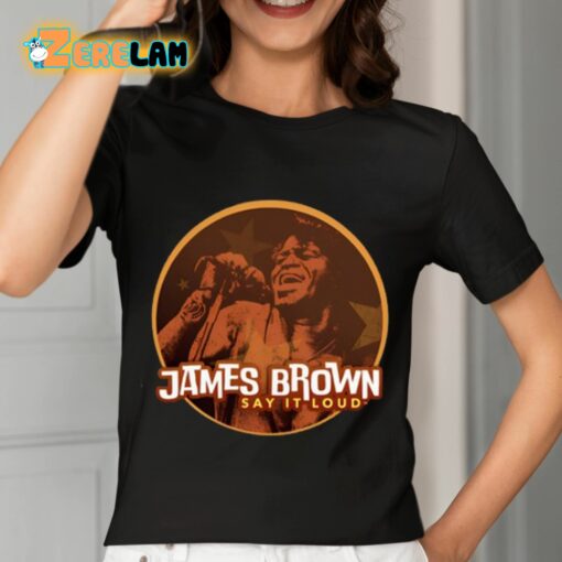 James Brown Say It Loud Stars Shirt