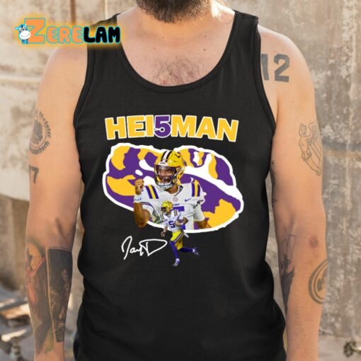 Jayden Daniels Hei5man Shirt