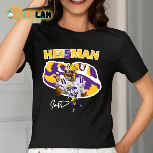 Jayden Daniels Hei5man Shirt