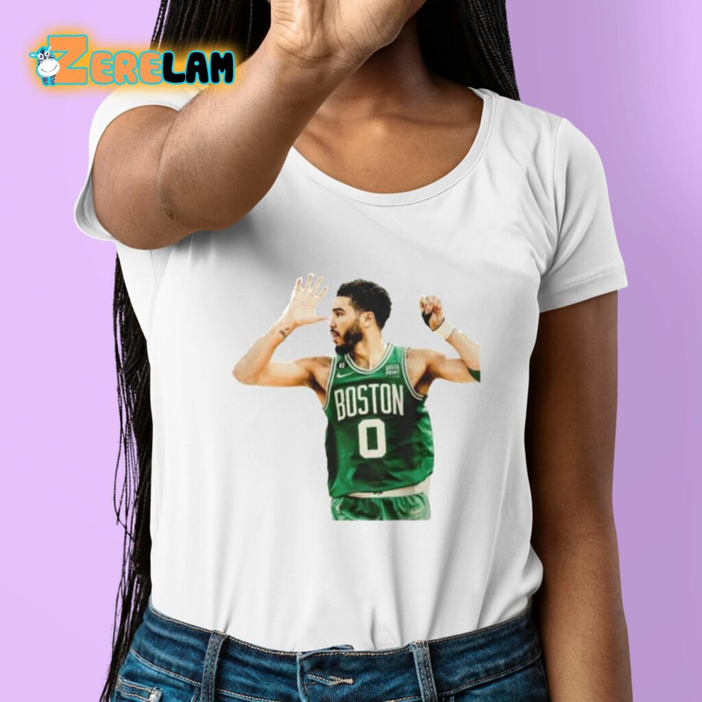 Jayson Tatum Boston Pose Shirt - Zerelam