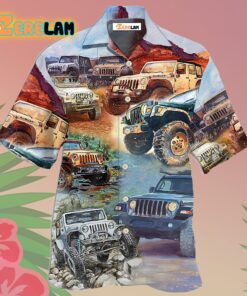 Jeep Painting Classic Jeep Vintage Hawaiian Shirt