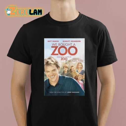 Jimmy Kimmel We Bought A Zoo Poster Shirt