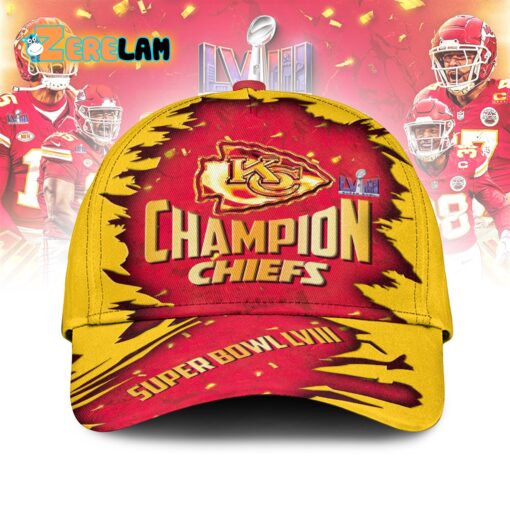 KC Champions Chiefs Super Bowl LVIII Hat