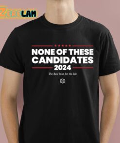 Kyle Mann None Of These Candidates 2024 Shirt