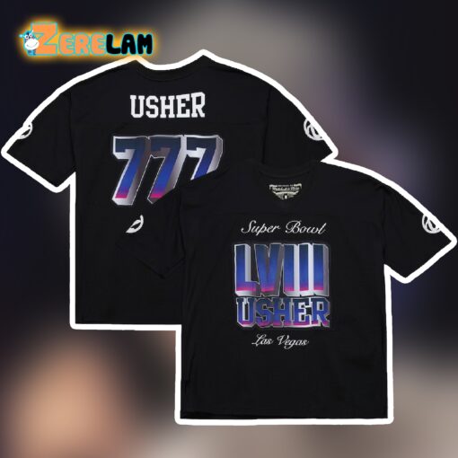 Las Vegas Usher 777 Super Bowl Shirt