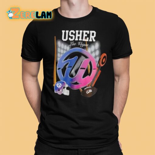Las Vegas Usher Super Bowl Shirt