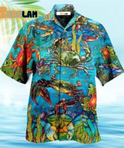 Life Is Better With A Crab Hawaiian Shirt