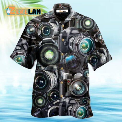 Look Through Cameras Hawaiian Shirt