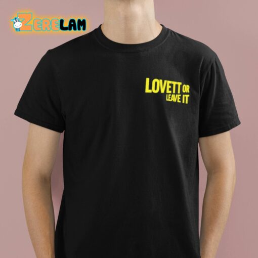 Lovett Or Leave It The Errors Tour Shirt