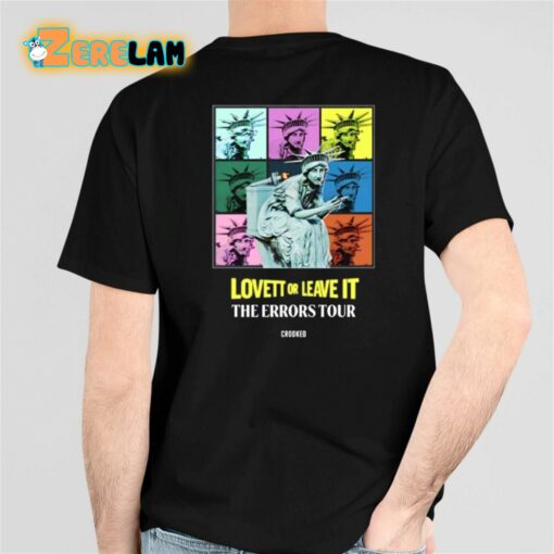 Lovett Or Leave It The Errors Tour Shirt